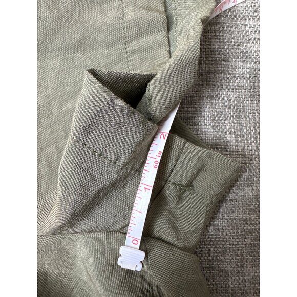 Twenty One Womens Romper Size Small Olive Green Button Down - Picture 7 of 9